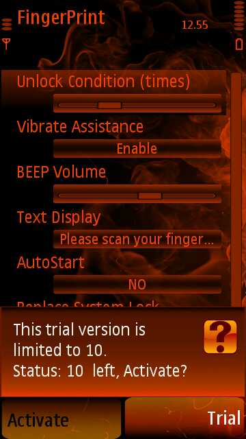 Activate Finger Print By Erit Kantoni